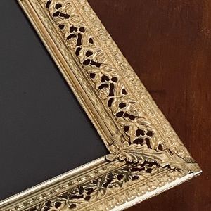 Gold picture frame